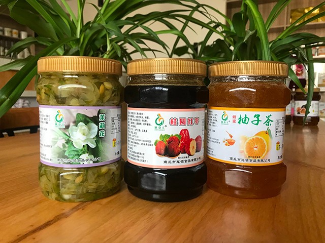 茉莉花花茶、桂圓紅棗花茶、柚子花茶